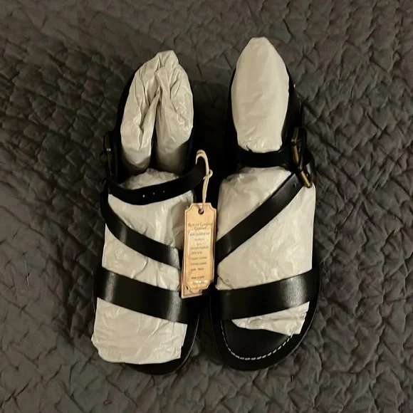 Fat Face Ellen Buckle Strap Black Sandals - Picture 3 of 7